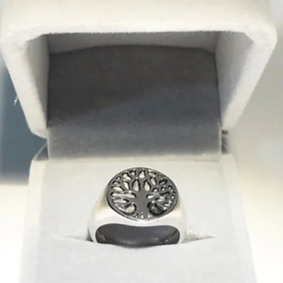 Men's Brand New 925 Sterling Silver Ring Engagement Ring R030 - Picture 4 of 4